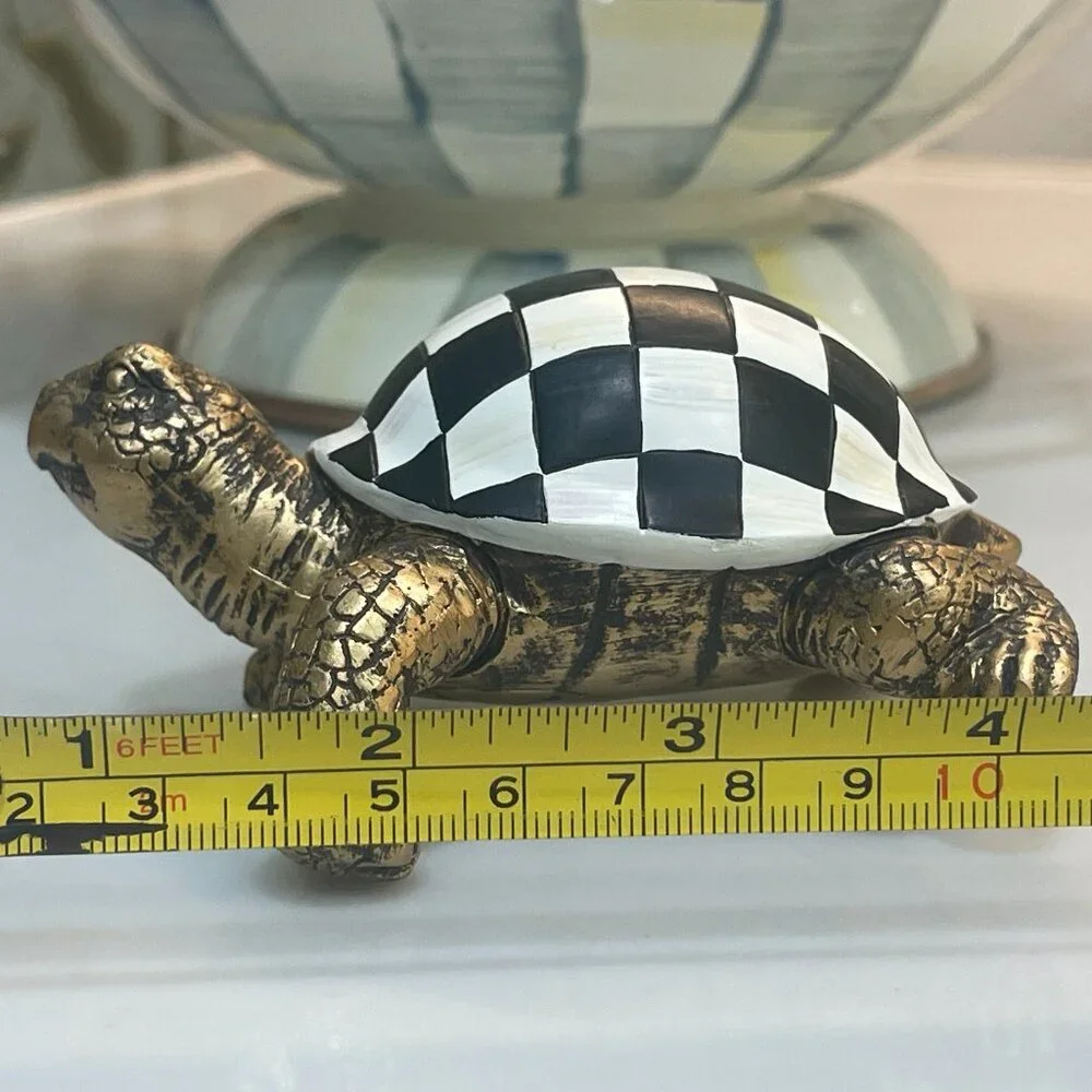 MacKenzie-Childs Turtle Pot Climber-NEW
